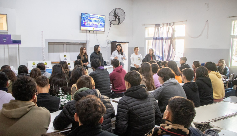 Se realizó el primer taller “Voy en Cole” en la Secundaria Agraria N°1 de Junín