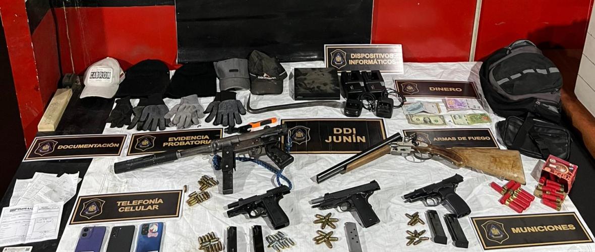 Desbaratan la banda que cometió los asaltos en barrios privados de Junín y la Región