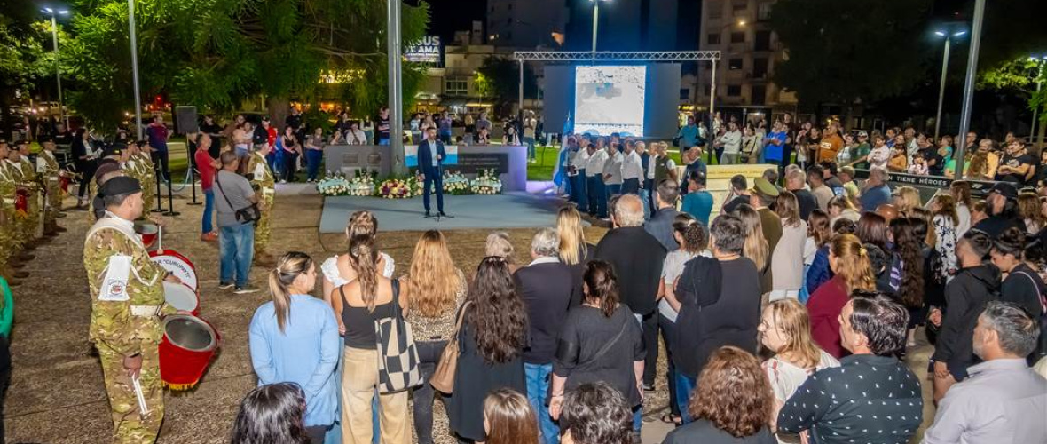 Junín rindió homenaje con un emotivo acto a los héroes y caídos en Malvinas