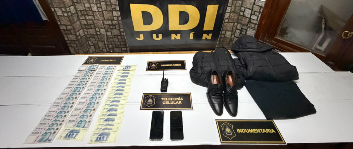 Dos hombres fueron detenidos tras una persecución y vuelco en Junín acusados de cometer hurtos con inhibidores de señal