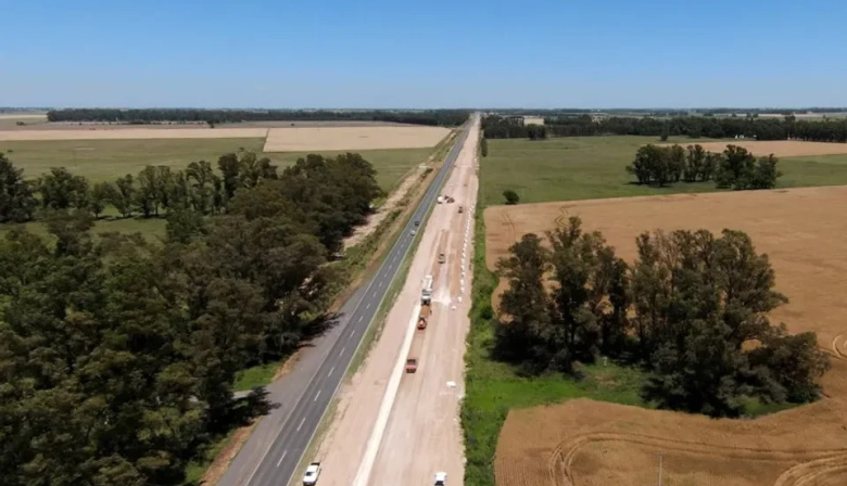 Tras reclamos, Vialidad Nacional retomó las obras de la autopista de la Ruta Nacional 5