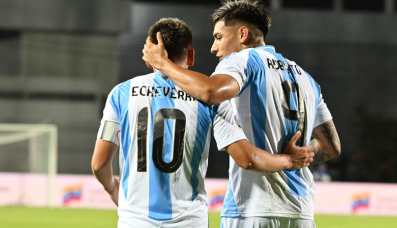 Argentina arrasó a Brasil 6-0 en su debut del Sudamericano Sub 20