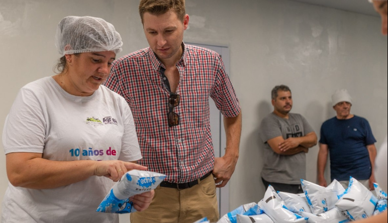 La Usina Láctea comenzó a pasteurizar y envasar leche en Colonia Alberdi