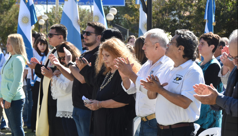 Ameghino: acto por el Día del Veterano y de los Caídos en Malvinas