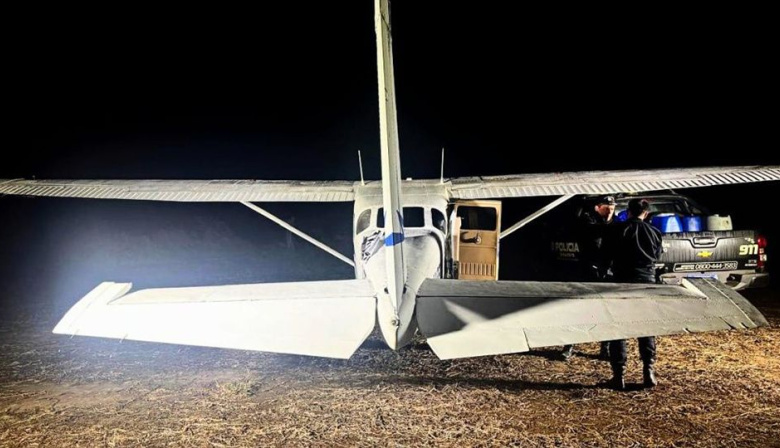Fuerte operativo en campos de Pergamino tras el aterrizaje de un avión narco con 400 kilos de cocaína