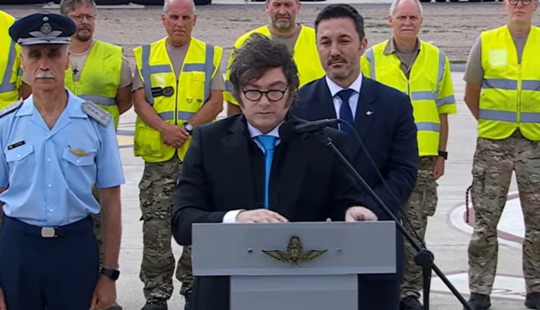 Milei y los F-16: “Un símbolo de la Argentina que estamos construyendo”