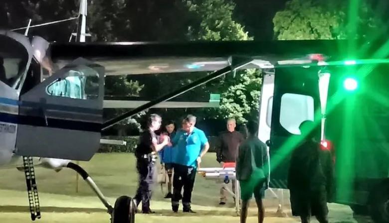 Vuelo sanitario nocturno con destino a Junín: el avión debió aterrizar en Chacabuco