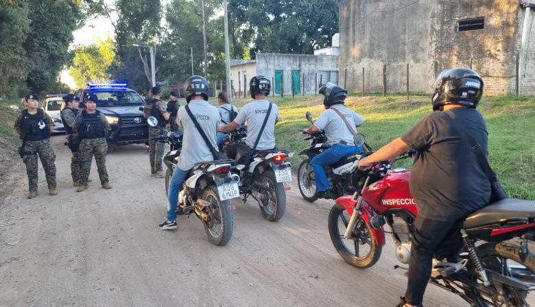 Se realizó un operativo de control vehicular en distintos puntos de la ciudad de Rojas