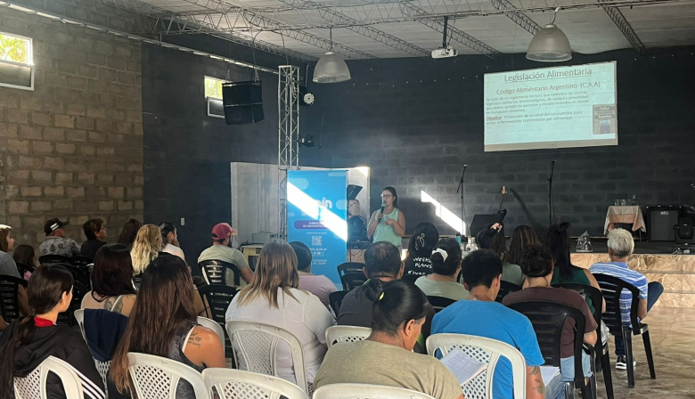 Se realizó una capacitación sobre manipulación segura de alimentos