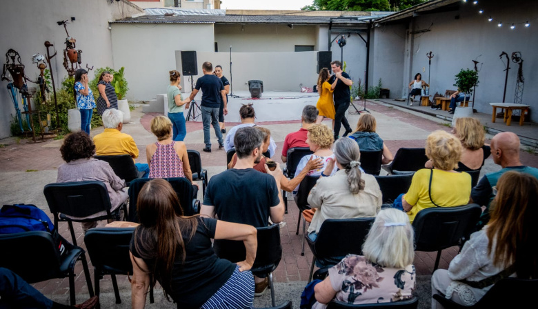 Con el tango como protagonista, se realizó una nueva jornada del Patio de los Artistas
