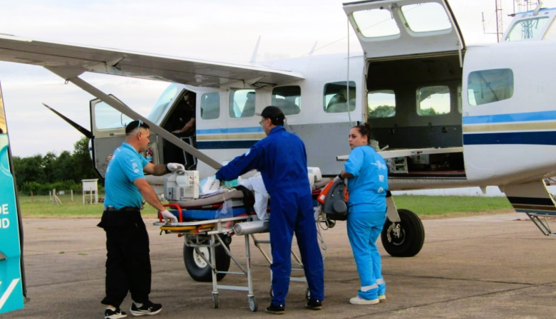 Exitoso vuelo sanitario de alta complejidad desde Junín