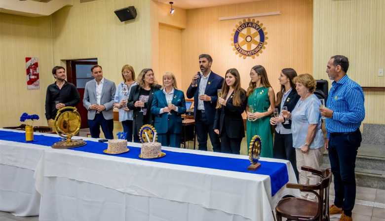 Fiorini valoró los 90 años del Rotary Club Junín y afirmó: “Es una institución fundamental en la construcción de la ciudad”