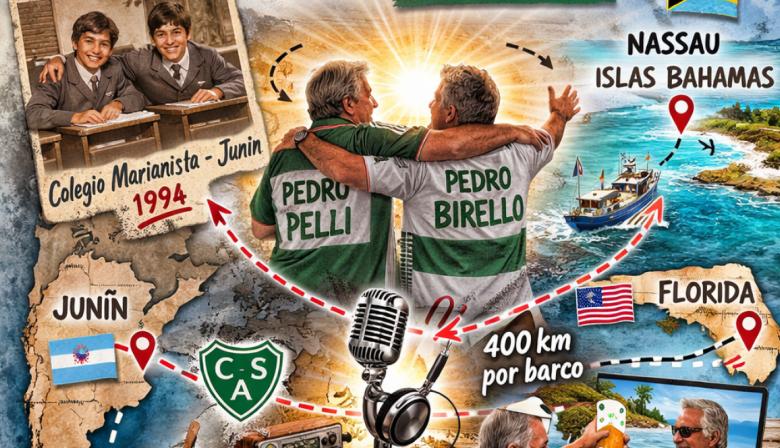 Verdolaga los volvió a unir: el reencuentro fuera del país entre dos hinchas de Sarmiento después de 30 años