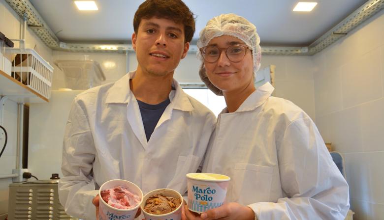 La joven ingeniera en alimentos que creó una empresa de helados artesanales en Junín