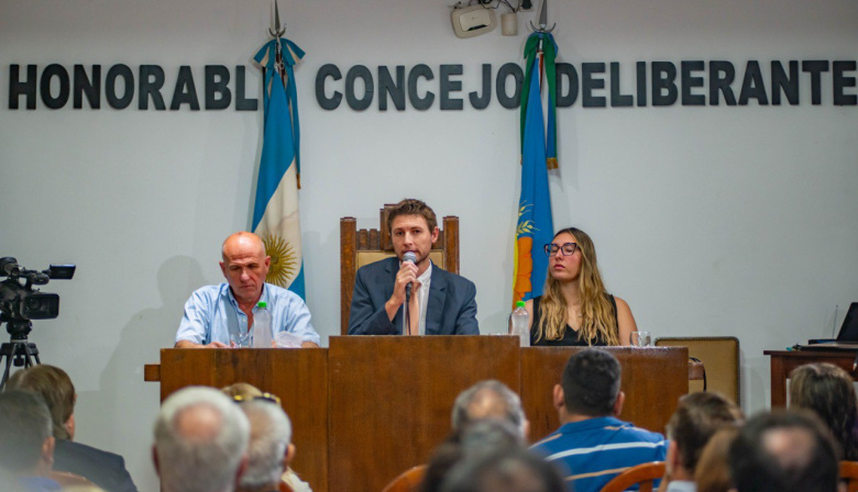 Ferraris inauguró el período de sesiones ordinarias 2026 en el Concejo Deliberante de Leandro N. Alem