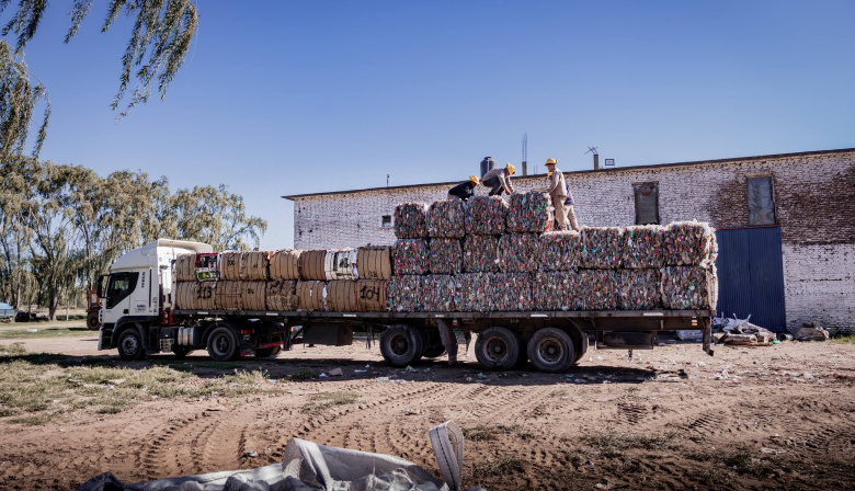 General Viamonte realizó la primera carga del año de materiales reciclados y superó las 25 toneladas recuperadas