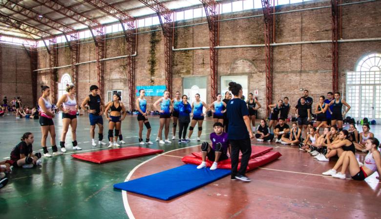 Junín fue sede de un exitoso campus provincial de gimnasia aeróbica en el Complejo San Martín