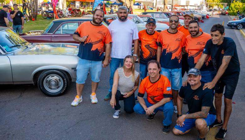 Nueva exposición del Chivo Club Junín en la Plaza Eusebio Marcilla