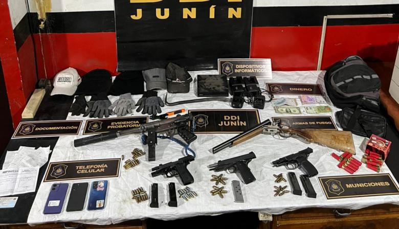 Desbaratan la banda que cometió los asaltos en barrios privados de Junín y la Región