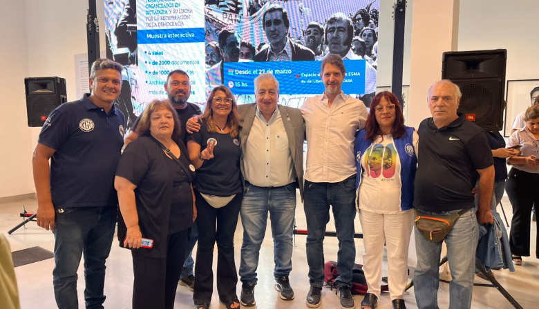 Atunnoba reivindicó la memoria del movimiento obrero en la ex ESMA