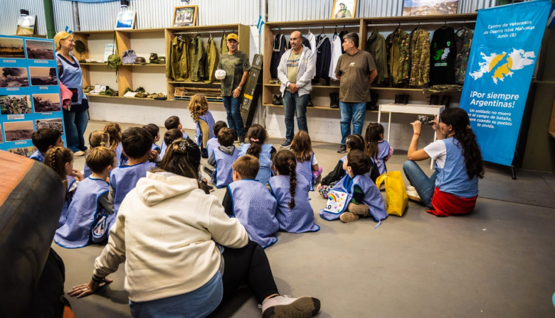 Alumnos del Jardín N°913 disfrutaron de una visita guiada por el MALVAR