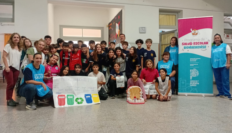 General Pinto puso en marcha el Programa de Salud Escolar Bonaerense 2026 en la Escuela Primaria 2