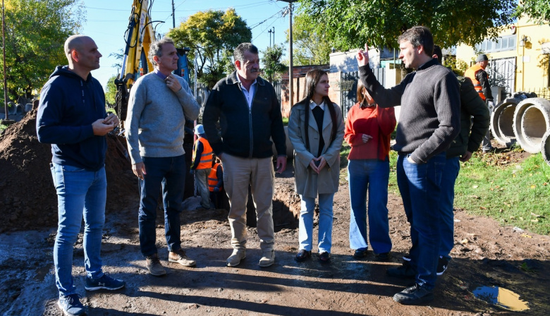 Barenghi recibió al ministro Katopodis: recorrida por obras y avances en el proyecto del Polideportivo