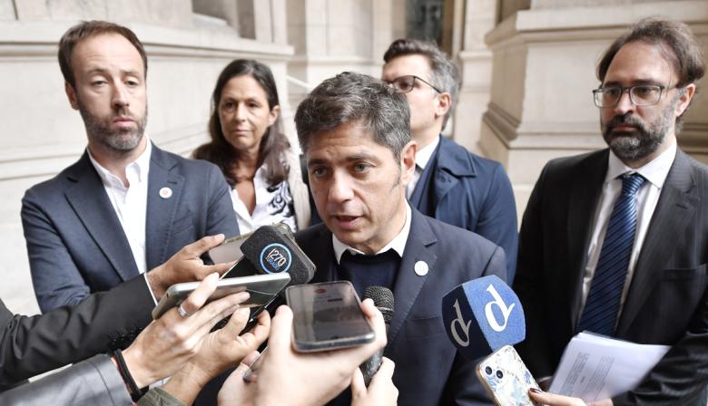 Kicillof participó de la audiencia por una deuda de $2,3 billones del Gobierno Nacional