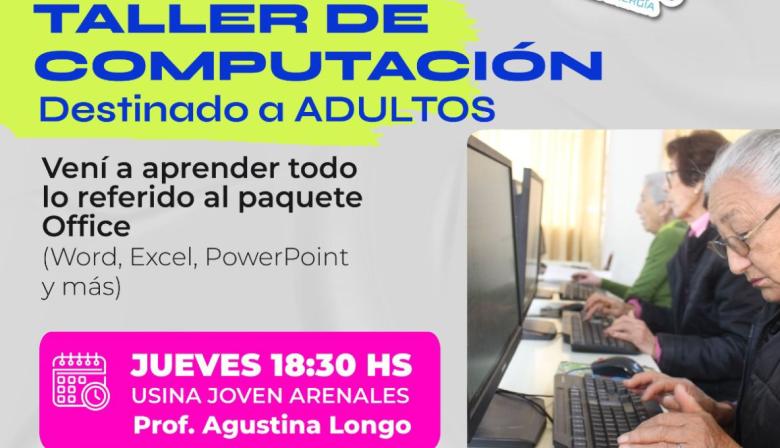 General Arenales: talleres de computación en Usina Joven
