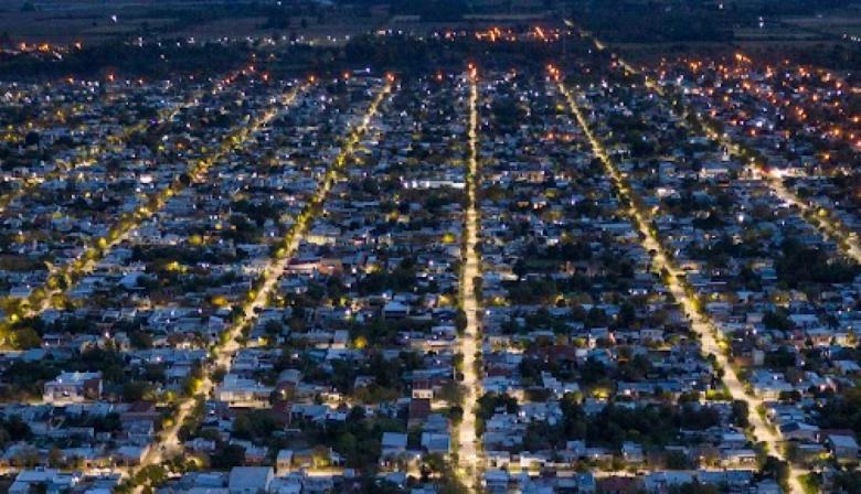 Lincoln completó la colocación de luminarias LED en Barrio Norte