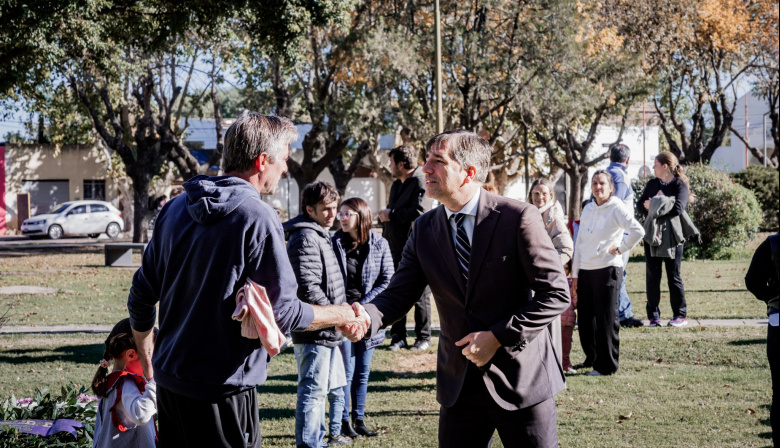 Baigorrita homenajeó a un héroe local a 44 años del hundimiento del ARA General Belgrano