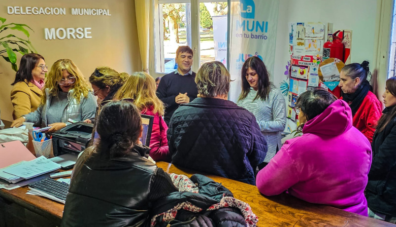 “La Muni en tu Barrio” llegó a Morse con atención integral y promoción del sistema de telemedicina
