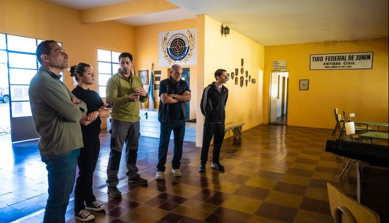 Autoridades municipales visitaron el Tiro Federal de Junín