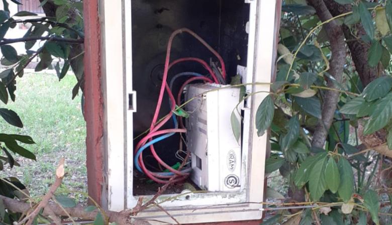 Preocupación por el robo de cables eléctricos en la zona de quintas de Junín