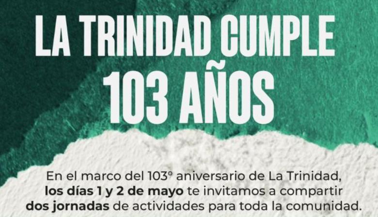 La Trinidad celebra sus 103 años con deporte y actividades para toda la comunidad