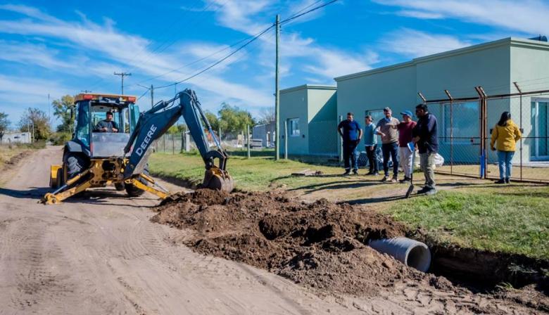 Avanzan las obras hídricas en distintos sectores de la Ciudad