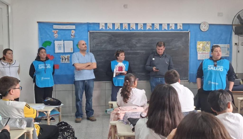 La Escuela Primaria 35 recibió una nueva jornada del Programa de Salud Escolar Bonaerense 2026