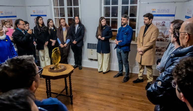 Quedó inaugurada la muestra por los 90 años del Rotary Club Junín en el Museo Histórico
