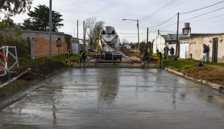 Bragado: finalizó la primera etapa del plan de obras de pavimento