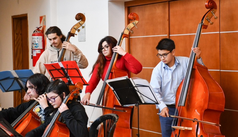 La Orquesta Infanto-Juvenil ofreció un concierto en el Centro Cultural "Florencio Constantino"