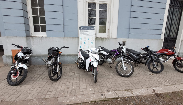 Se realizaron siete allanamientos y secuestraron motos por infracciones a la Ley de Tránsito