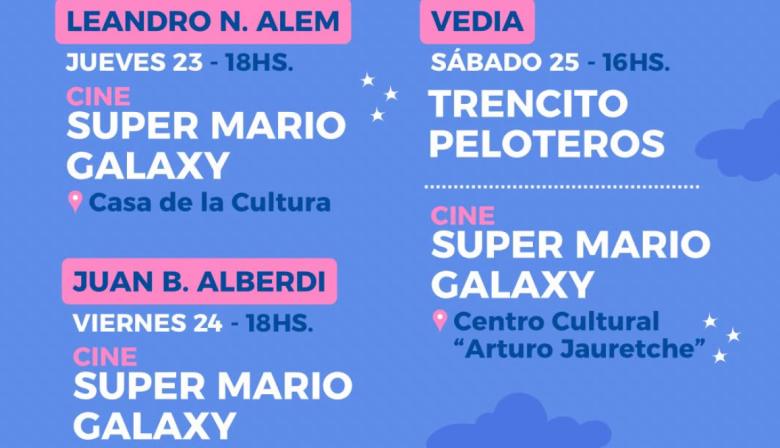 Vacaciones de invierno: Alem invita a disfrutar de cine y actividades gratuitas para toda la familia