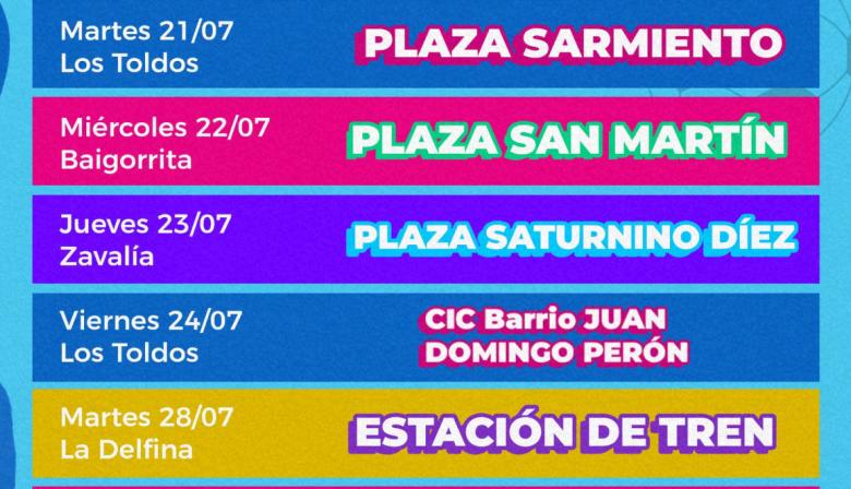 Vacaciones de invierno: General Viamonte llevará actividades recreativas gratuitas a todas las localidades del distrito
