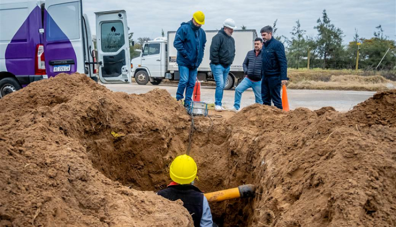 La Rufinita avanza con la extensión de la red de gas natural