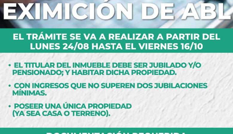 General Arenales habilita el trámite de eximición del ABL para jubilados y pensionados