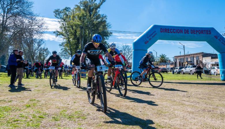 Agustín Roca fue sede del primer Desafío Rural Bike