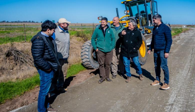 Fiorini: “El cambio en la forma de trabajar los caminos rurales nos permite llegar de mejor manera y a más sectores”