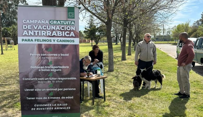 Continúa la campaña de vacunación antirrábica gratuita en General Arenales