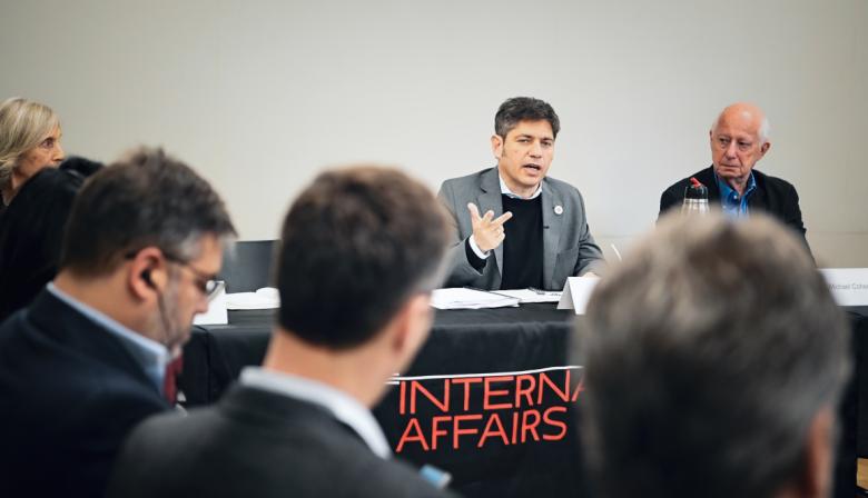 Kicillof participó de una charla sobre el futuro de América latina en The New School
