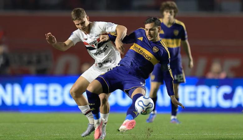 Tras la victoria en la ida, Boca igualó con San Pablo por la Copa Sudamericana y se metió en semifinales